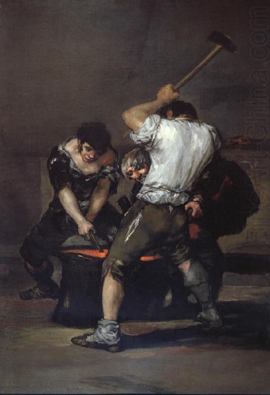 The Forge, Francisco Goya
